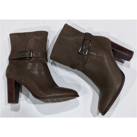 Kacia Garnet Clarks Taupe Leather boots - Picture 2 of 9
